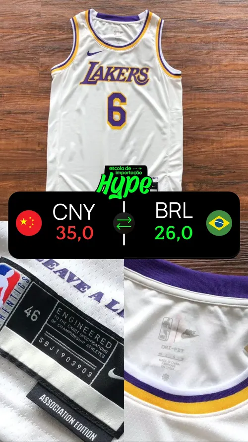 Produto importado com valor de fábrica em CNY e BRL